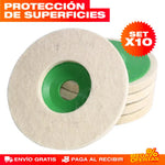 DISCO PULIDOR DE LANA x1