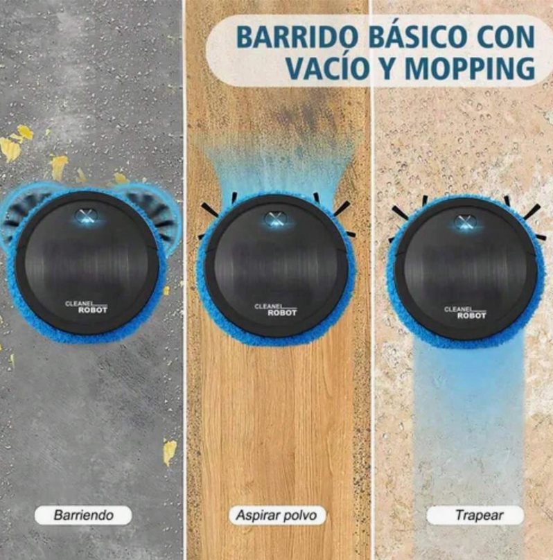 🤖MINI ROBOT ASPIRADORA Y TRAPEADOR🧹 ENVÍO GRATIS⚡️